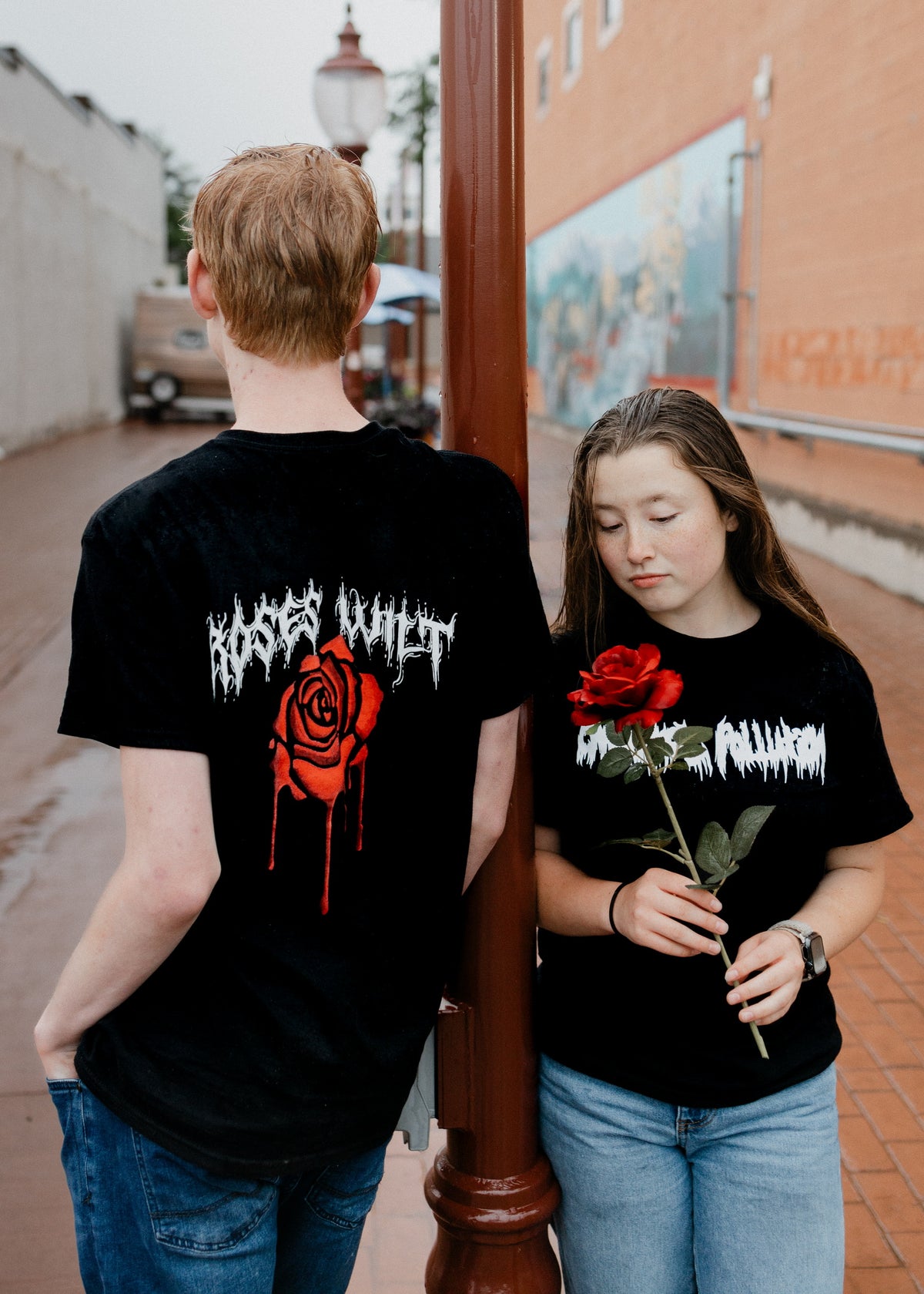 "Roses Wilt" short sleeve t-shirt